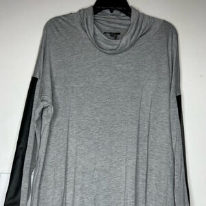I Jeans By Buffalo Cowlneck Mixed‎ Media knit Sweater Size XL